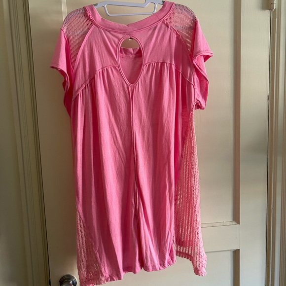 POL Pink Blouse with Lace Details - Picture 2 of 2